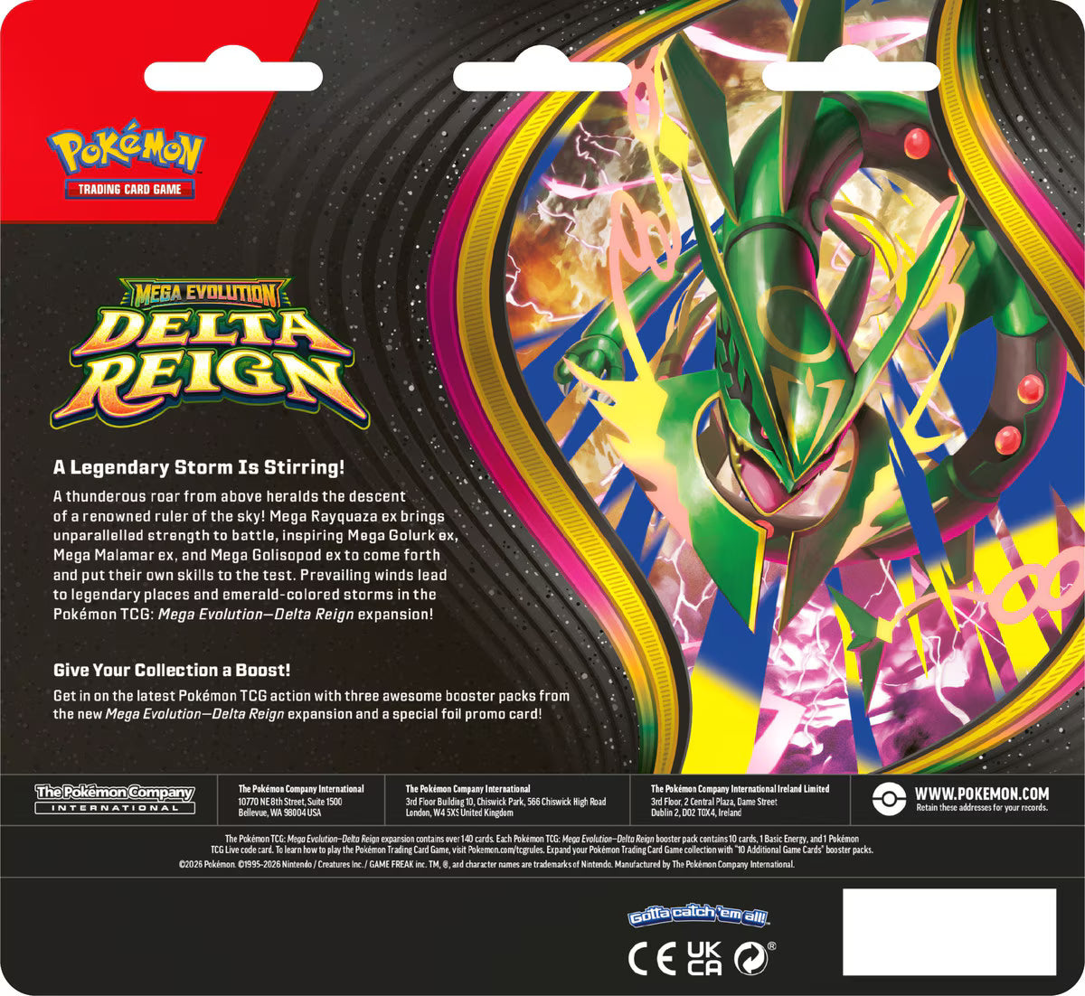 Pokémon TCG: Delta Reign - 3-Pack blister