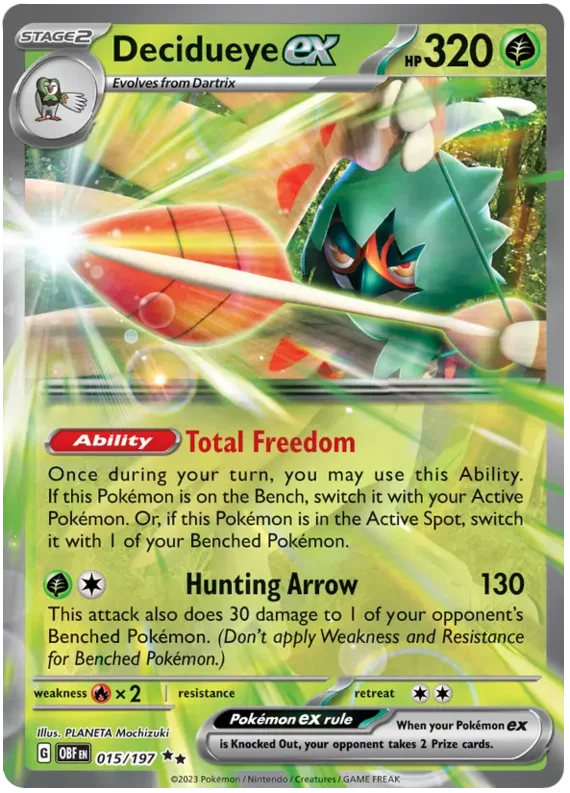 Decidueye ex 15/197