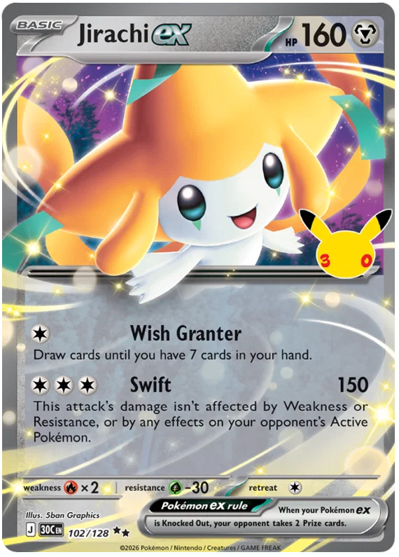 Jirachi ex 102/128