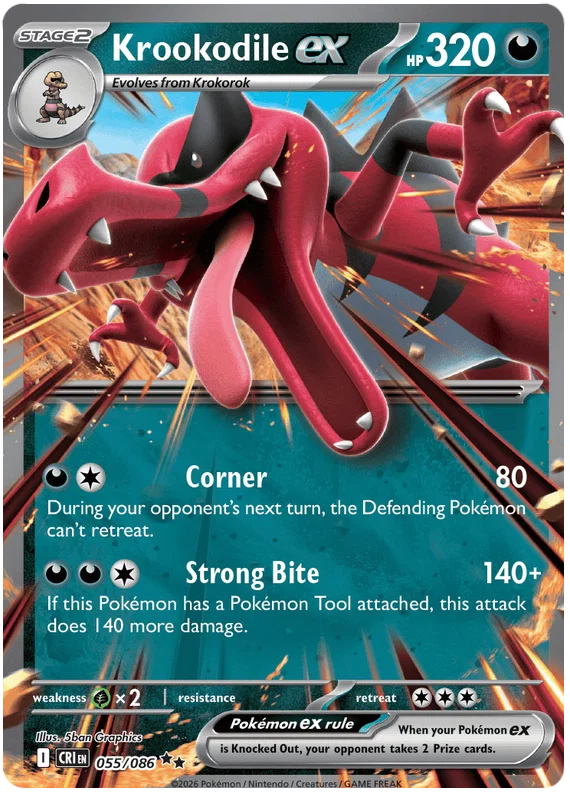 Krookodile ex 55/86