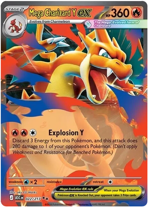 Mega Charizard Y ex 22/217