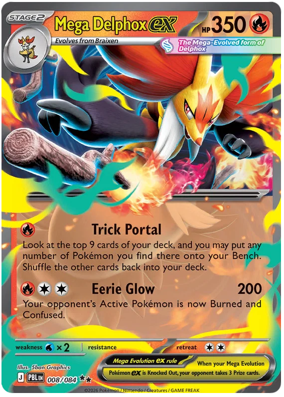 Mega Delphox ex 8/84