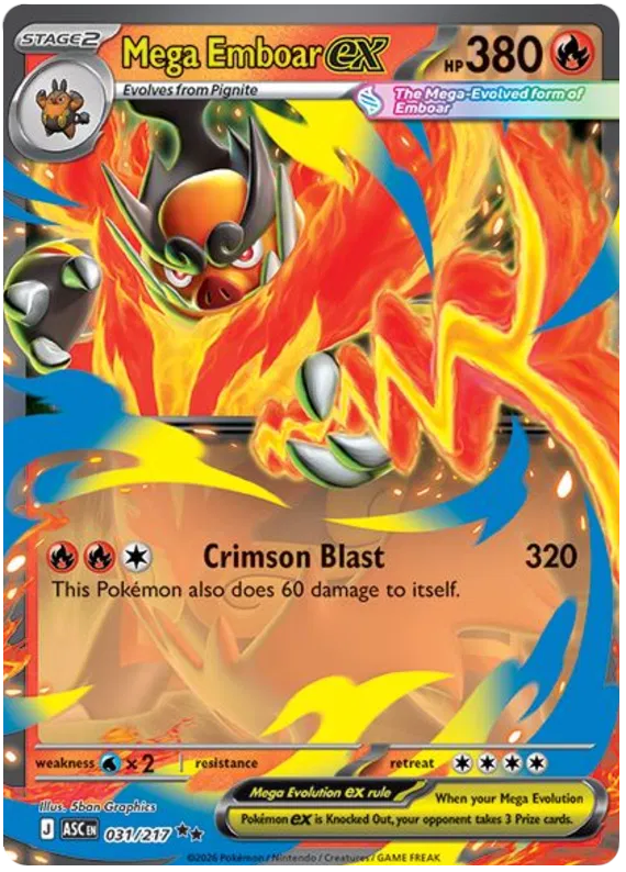 Mega Emboar ex 31/217