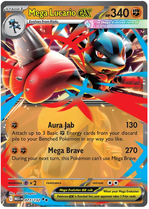 Mega Lucario ex 77/132