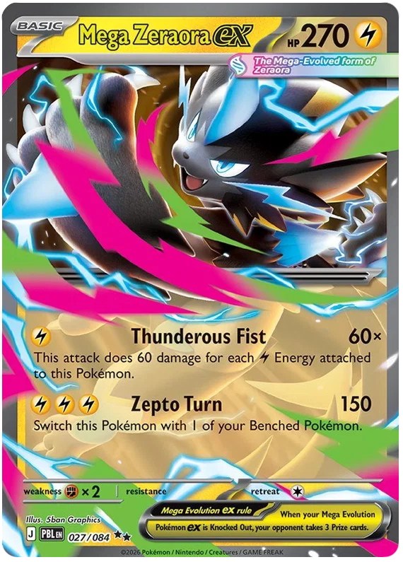 Mega Zeraora ex 27/84