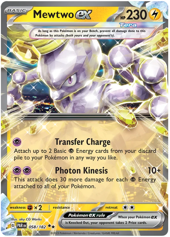 Mewtwo ex 58/182
