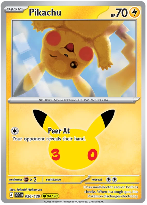 Pikachu 26/128