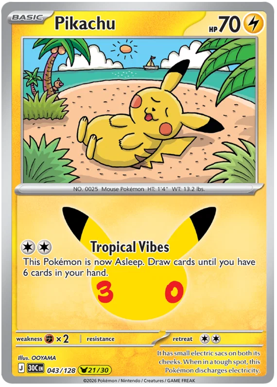 Pikachu 43/128