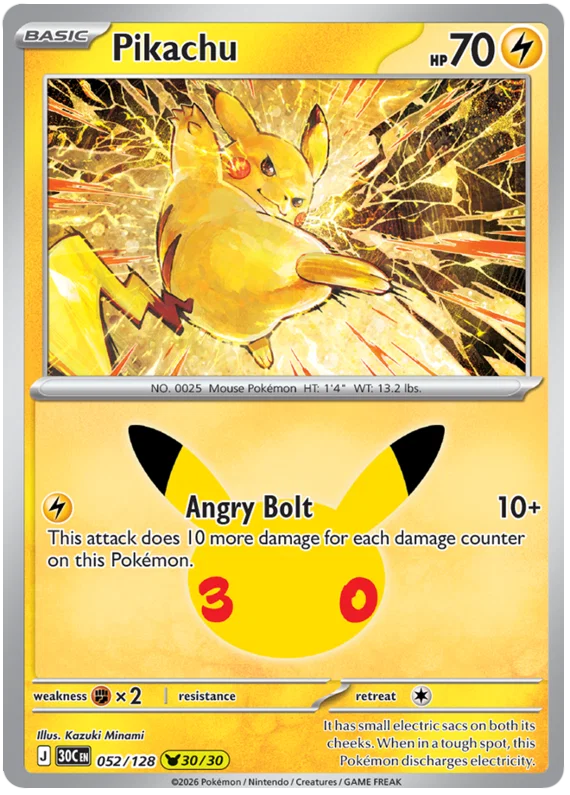 Pikachu 52/128