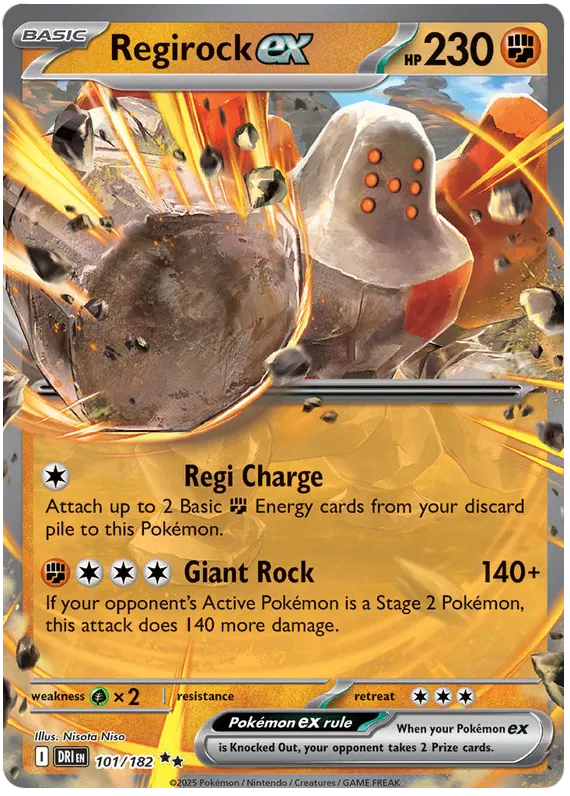 Regirock ex 101/182