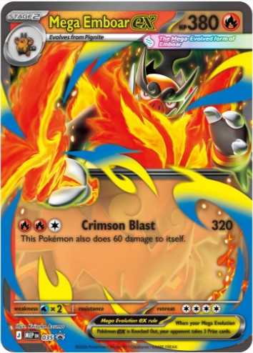 Mega Emboar ex (Promo 35)