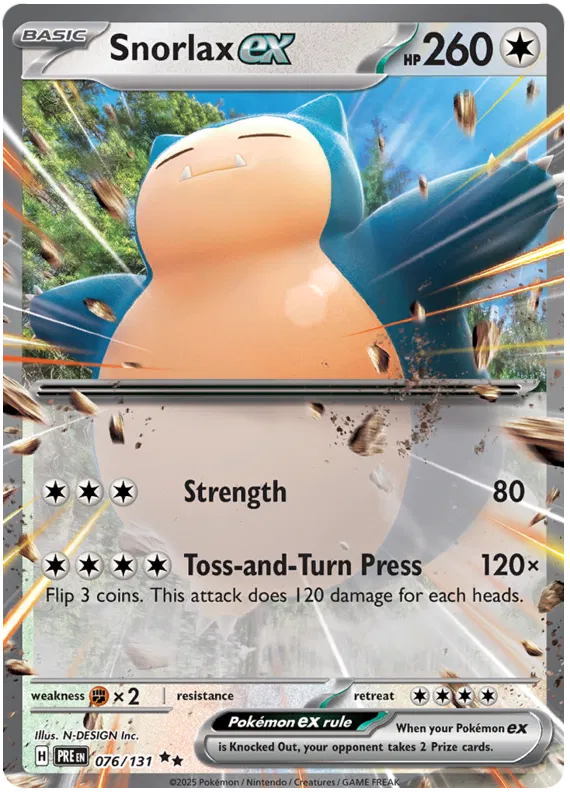 Snorlax ex 76/131