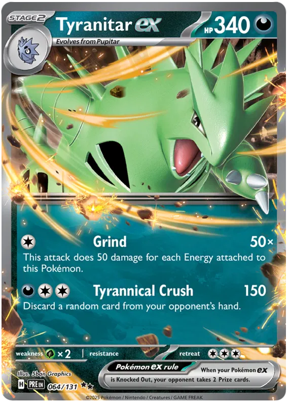 Tyranitar ex 64/131