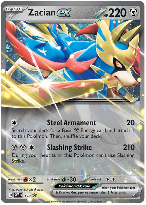 Zacian ex (Promo 198)
