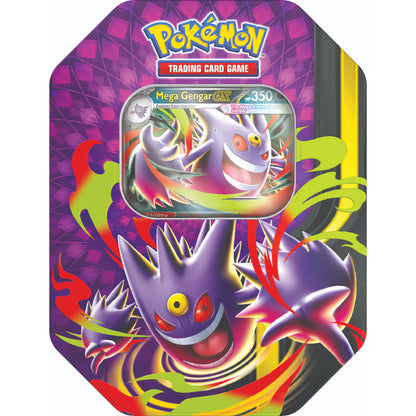 Pokémon Mega Moonlit ex Tin (Combo: Mega Genga & Clefable)