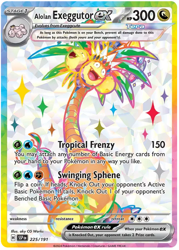 Alolan Exeggutor ex 225/250