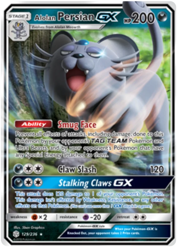 Alolan Persian GX 129/236