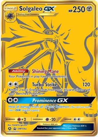 Solgaleo GX (104a Alternate Alt) 104/248