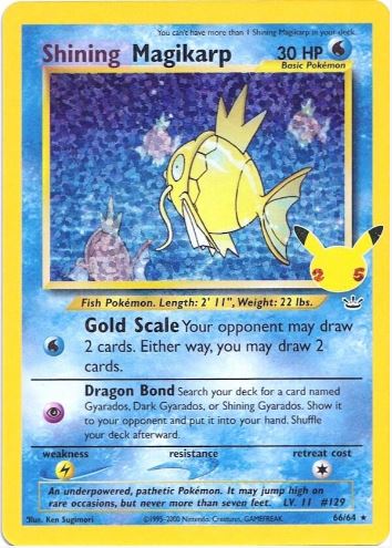 Shining Magikarp (Celebrations Promo) 66/64