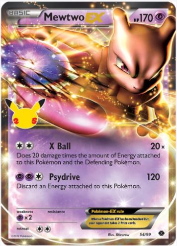 Mewtwo EX (Celebrations Promo) 54/113