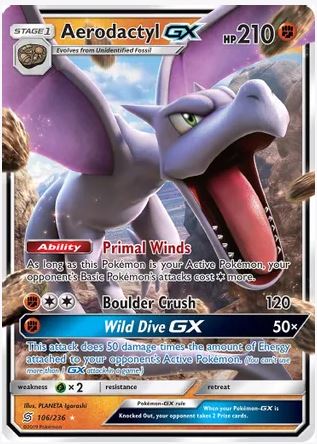 Aerodactyl GX 106/236