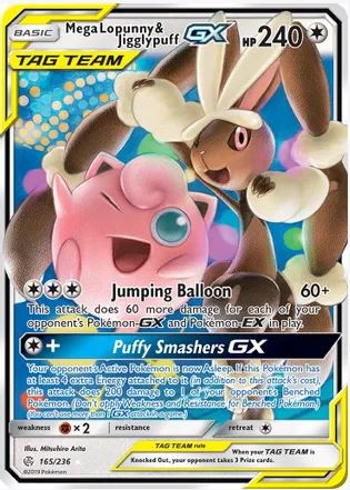 Mega Lopunny & Jigglypuff GX 165/236