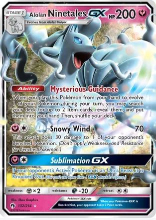 Alolan Ninetales GX 132/214