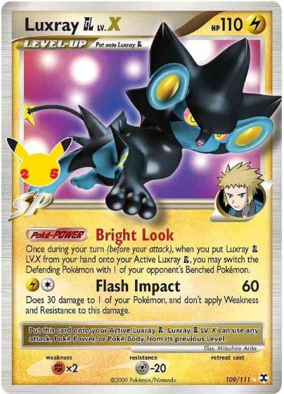 Luxray GL LV. X (Celebrations Promo) 109/111