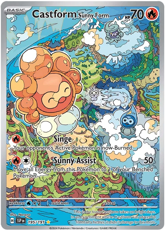 Castform Sunny Form 195/250