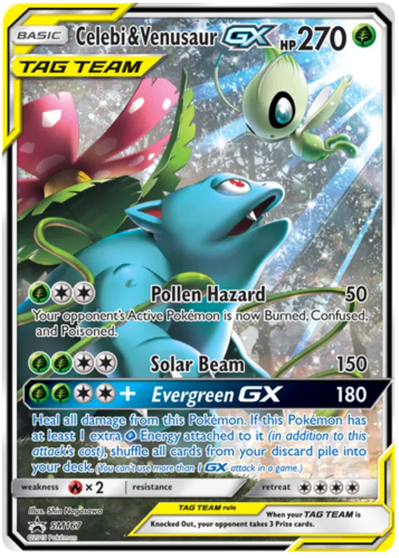 Celebi & Venusaur GX (SM167)