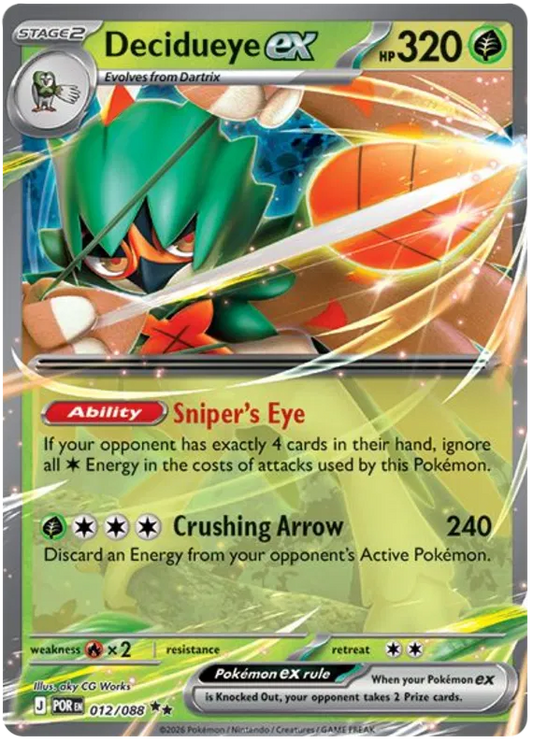 Decidueye ex 12/88