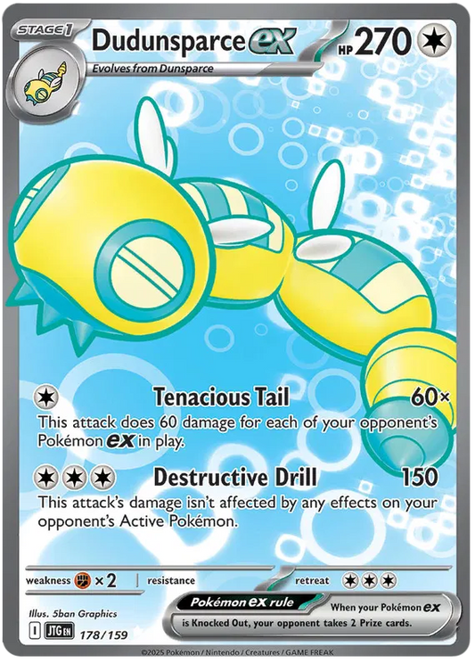 Dudunsparce ex 178/180