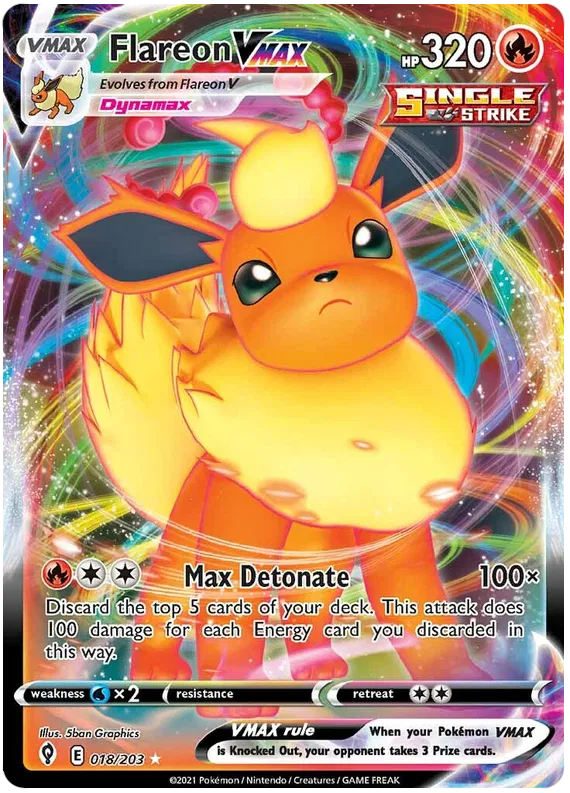 Flareon VMAX 18/203