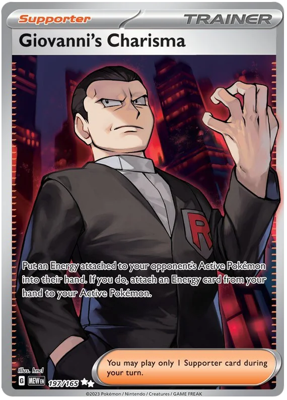 Giovanni's Charisma 197/165