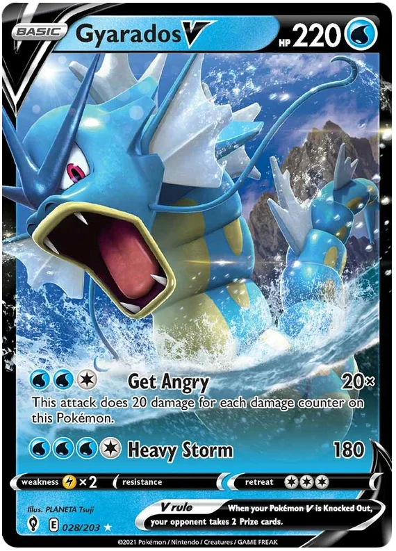 Gyarados V 28/203