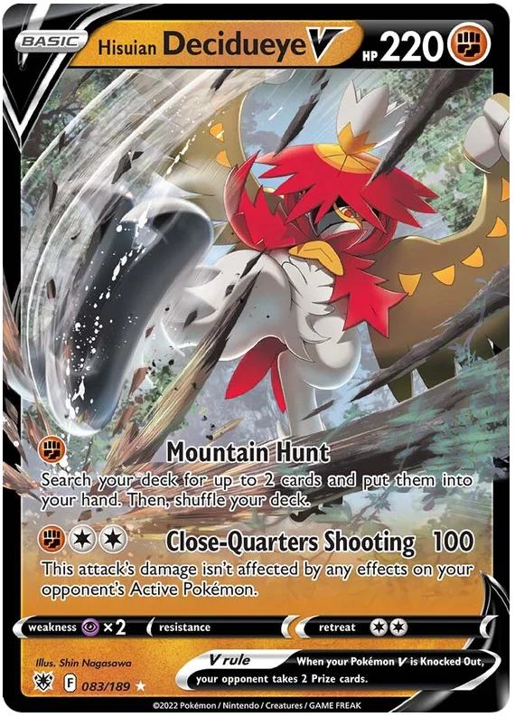 Hisuian Decidueye V 83/189