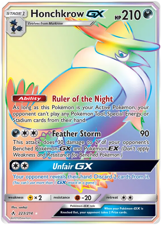 Honchkrow GX 223/214