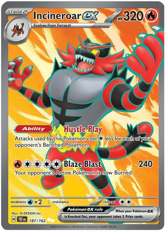 Incineroar ex 187/162