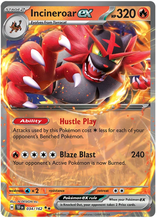 Incineroar ex 34/162