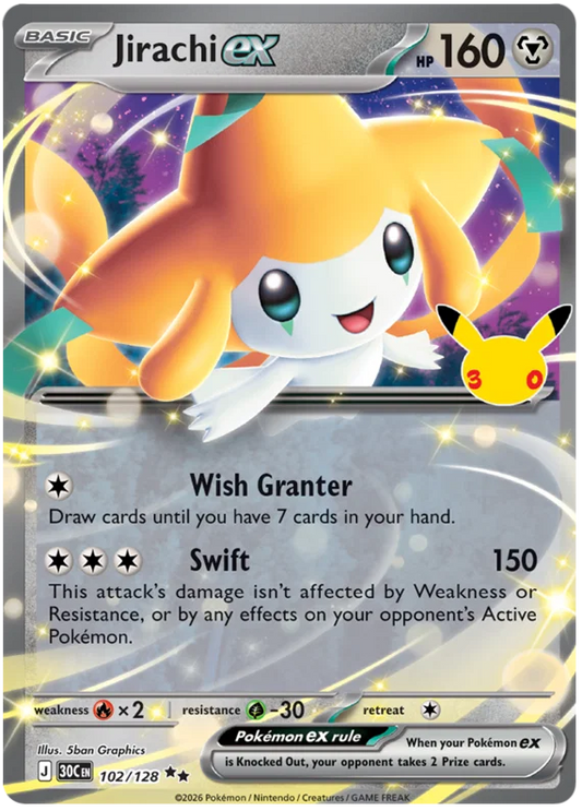Jirachi ex 102/128