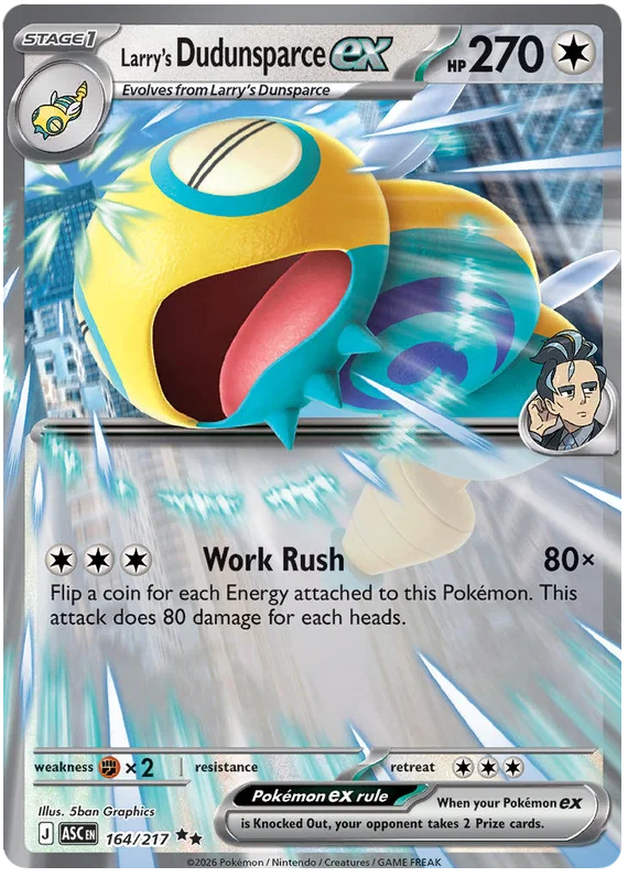 Larry's Dudunsparce ex 164/217
