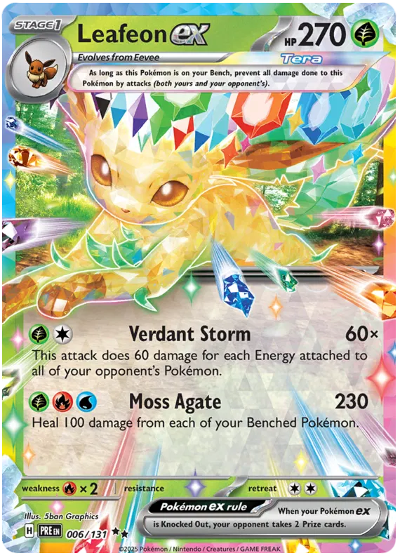 Leafeon ex 6/131