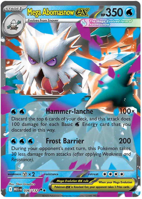 Mega Abomasnow ex 36/132