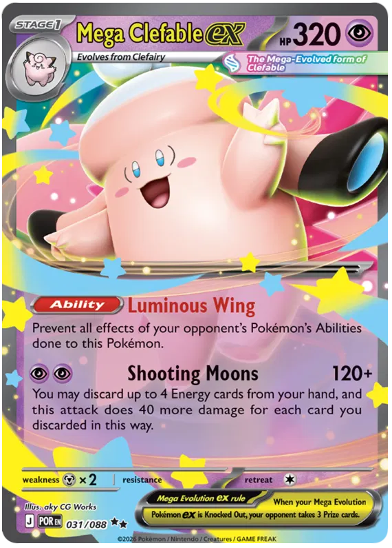 Mega Clefable ex 31/88