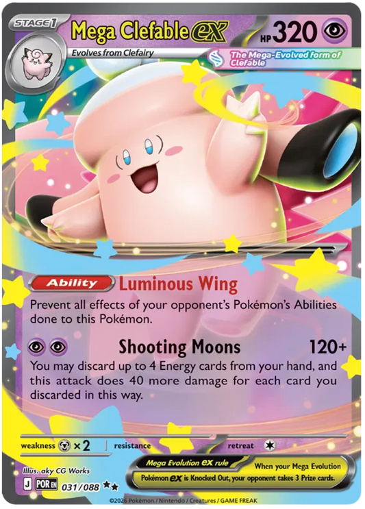 Mega Clefable ex 31/88