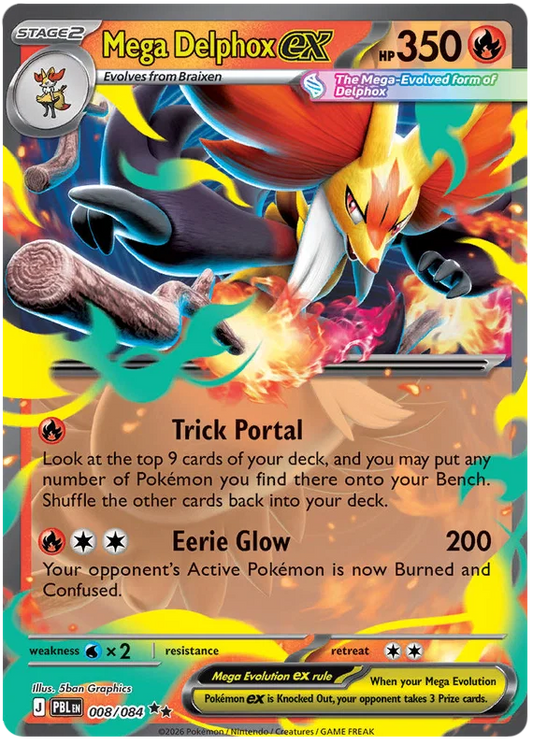 Mega Delphox ex 8/84