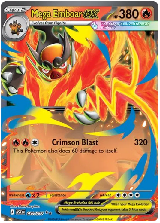 Mega Emboar ex 31/217