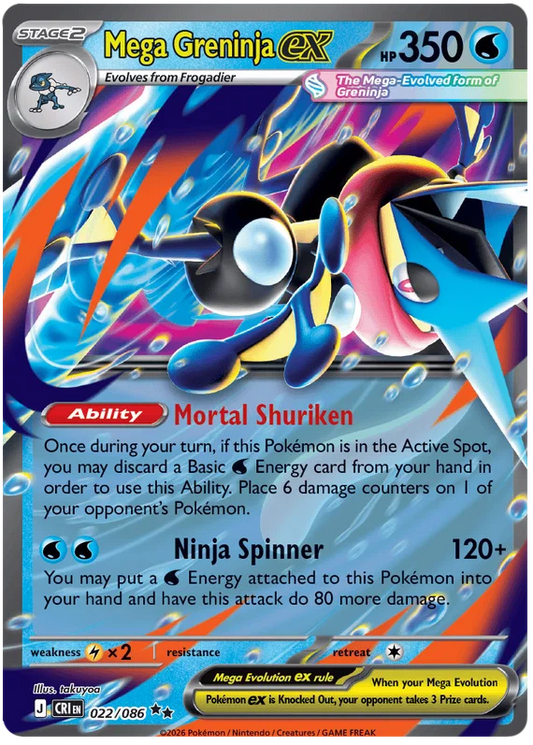 Mega Greninja ex 22/86