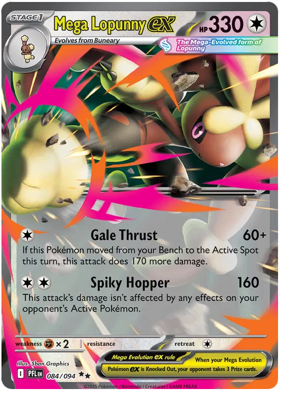 Mega Lopunny ex 84/94