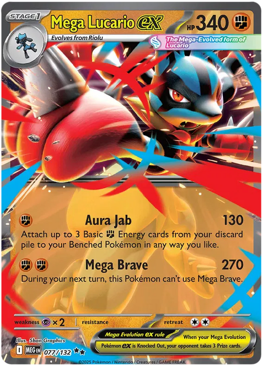 Mega Lucario ex 77/132